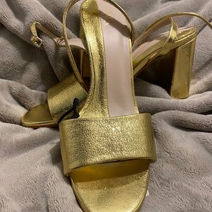 ZARA GOLD SANDALS